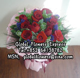 Hong Kong flower shop order flowers 香港鮮花速遞香港花店訂花VDAY59